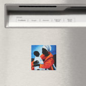 Madonna und Kind - Erste Worte 2008 Magnet (In Situ (Geschirrspüler))