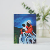 Madonna und Kind - Erste Worte 2008 Postkarte (Stehend Vorderseite)
