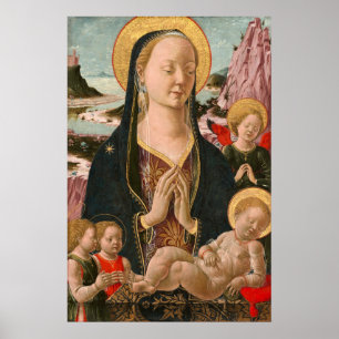 Madonna und Kind - Ferrarese Fine Art Poster