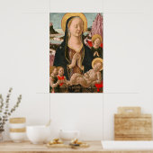 Madonna und Kind - Ferrarese Kunstmuseum Poster (Küche)