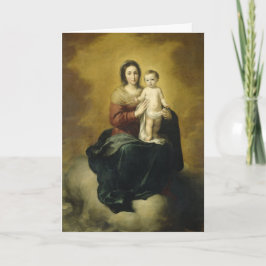 Madonna und Kind, Fine Art Christmas Card Feiertagskarte