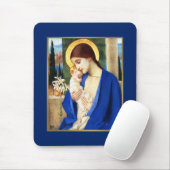 Madonna und Kind. Fine Art Christmas Geschenk Mousepad (Mit Mouse)