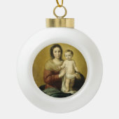 Madonna und Kind, Fine Art Christmas Ornament (Vorderseite)