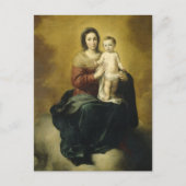Madonna und Kind, Fine Art Christmas Postkarte (Vorderseite)