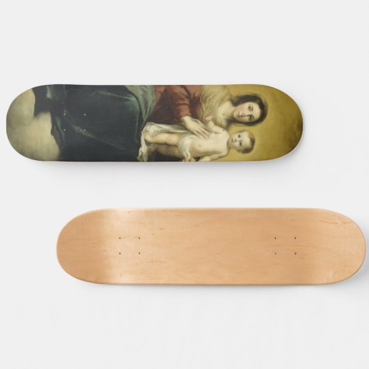 Madonna und Kind, Fine Art Skateboard (Horizontal)