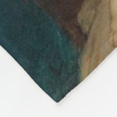 Madonna und Kind Fleecedecke (Ecke)