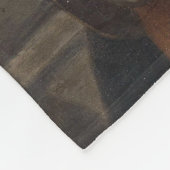 Madonna und Kind Fleecedecke (Ecke)