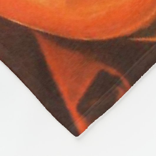 Madonna und Kind Fleecedecke (Ecke)