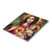 Madonna und Kind Fliese (Seite)