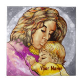 Madonna und Kind Fliese (Vorderseite)