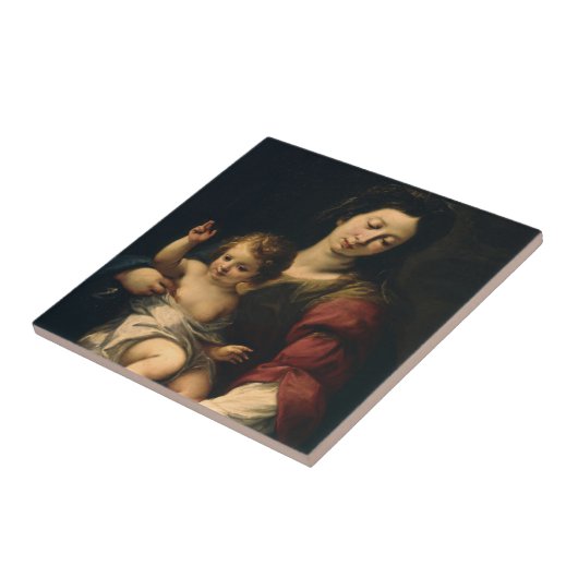 Madonna und Kind Fliese (Seite)