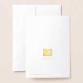 Madonna und Kind Folienkarte (Rückseite mit Umschlag)