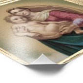 Madonna und Kind Fotodruck (Ecke)