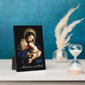 Madonna und Kind Fotoplatte (Seite)