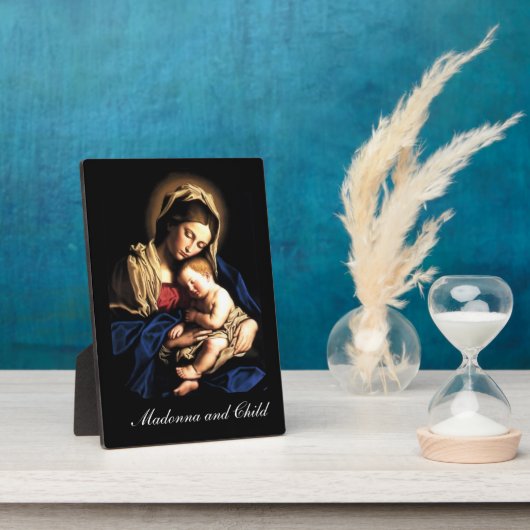 Madonna und Kind Fotoplatte (Seite)