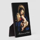 Madonna und Kind Fotoplatte (Seite)