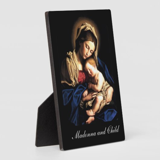 Madonna und Kind Fotoplatte (Seite)