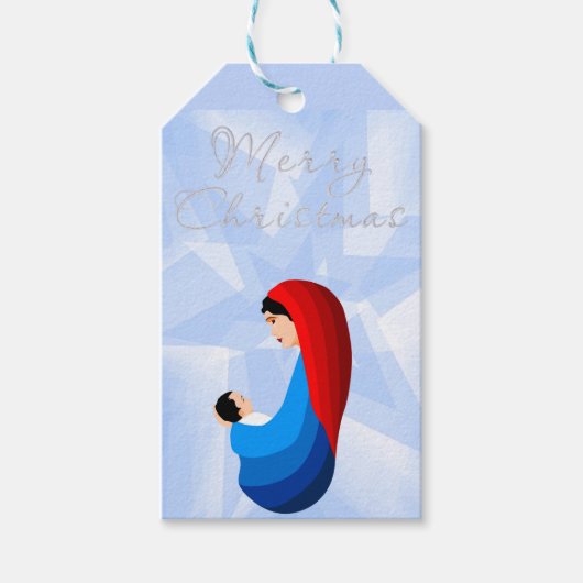 Madonna und Kind Geschenkanhänger (Vorderseite)