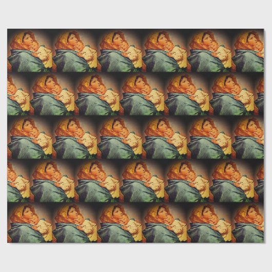 Madonna und Kind Geschenkpapier (Flach)