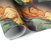Madonna und Kind Geschenkpapier (Rolleneckpunkt)