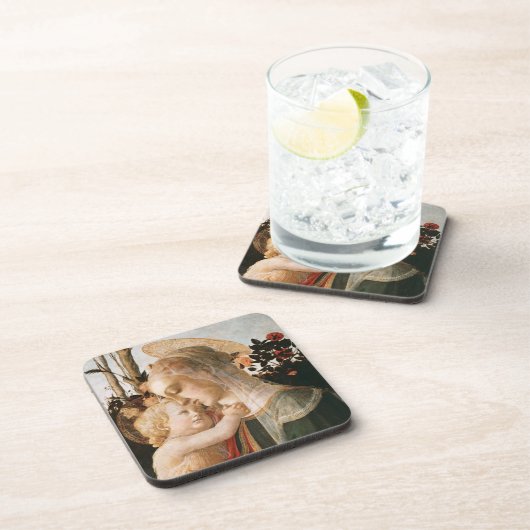 Madonna und Kind Getränkeuntersetzer (Rechte Seite)