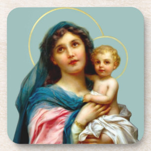 Madonna und Kind Getränkeuntersetzer
