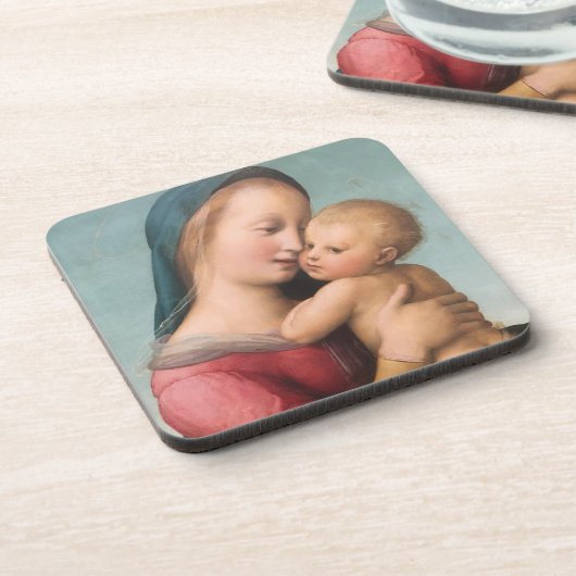 Madonna und Kind Getränkeuntersetzer (Linke Seite)