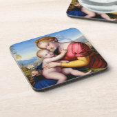 Madonna und Kind Getränkeuntersetzer (Linke Seite)