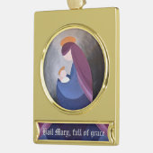 Madonna und Kind - HageMary Banner Ornament (Links)
