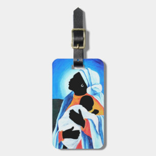 Madonna und Kind - hoffen Sie für die Welt 2008 Gepäckanhänger