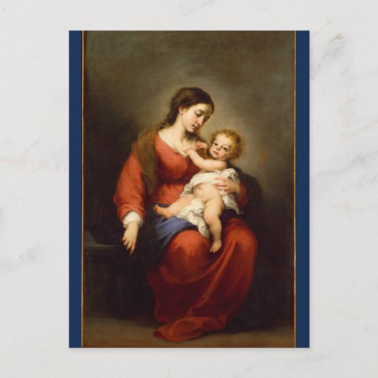 Madonna und Kind in Ruhm ... Postkarte (Vorderseite)