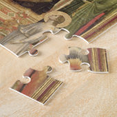 Madonna und Kind inthronisiert, c.1300-03 Puzzle (Seite)