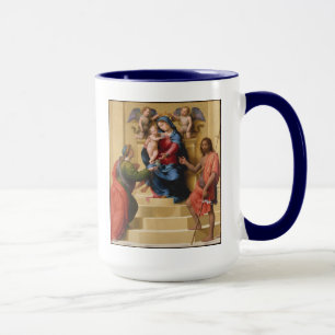 Madonna und Kind inthronisiert mit Heiliger Mary Tasse