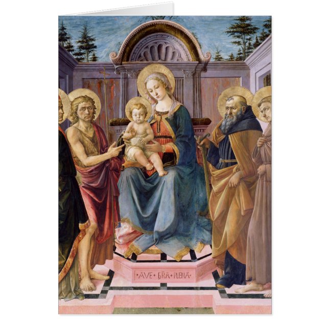 Madonna und Kind inthronisiert mit SS (Vorne)