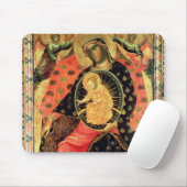 Madonna und Kind inthronisiert mit zwei frommen Mousepad (Mit Mouse)