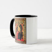 Madonna und Kind inthronisiert mit zwei frommen Tasse (Vorderseite Links)