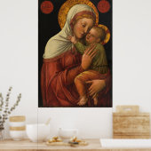 Madonna und Kind, Jacopo Bellini (1450er) Poster (Küche)