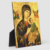 Madonna und Kind Jesus Icon Fotoplatte (Seite)