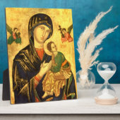 Madonna und Kind Jesus Icon Fotoplatte (Seite)