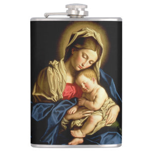 Madonna und Kind Jesus - Sassoferrato Flachmann