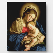 Madonna und Kind Jesus - Sassoferrato Fotoplatte (Vorderseite)