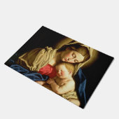 Madonna und Kind Jesus - Sassoferrato Fußmatte (Schrägansicht)
