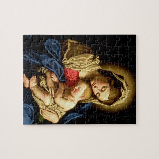 Madonna und Kind Jesus - Sassoferrato Puzzle (Horizontal)