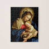 Madonna und Kind Jesus - Sassoferrato Puzzle (Vertikal)