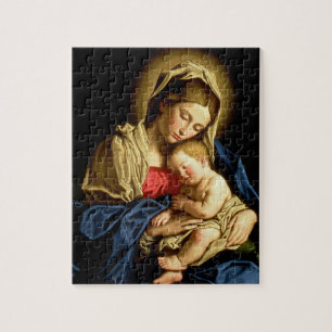 Madonna und Kind Jesus - Sassoferrato Puzzle