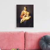 Madonna und Kind - Jungfrau Mary - Murillo Leinwanddruck (Insitu (Wohnzimmer))