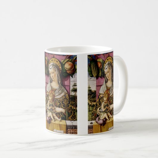 Madonna und Kind Kaffeetasse (VorderseiteRechts)