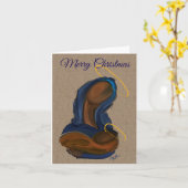 Madonna und Kind Karte (Gelbe Blume)