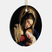 Madonna und Kind Keramik Ornament (Rechts)