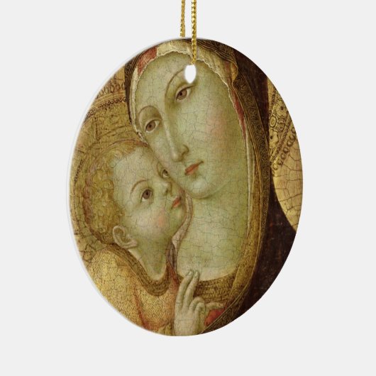Madonna und Kind Keramikornament (Rechts)